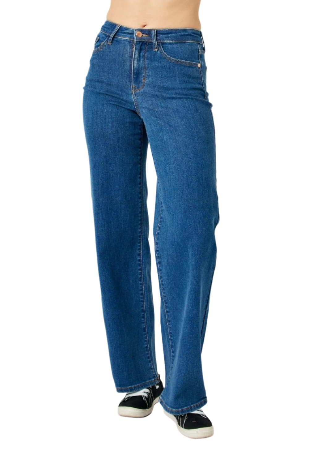 Judy Blue Full Size High Rise Straight Jeans.