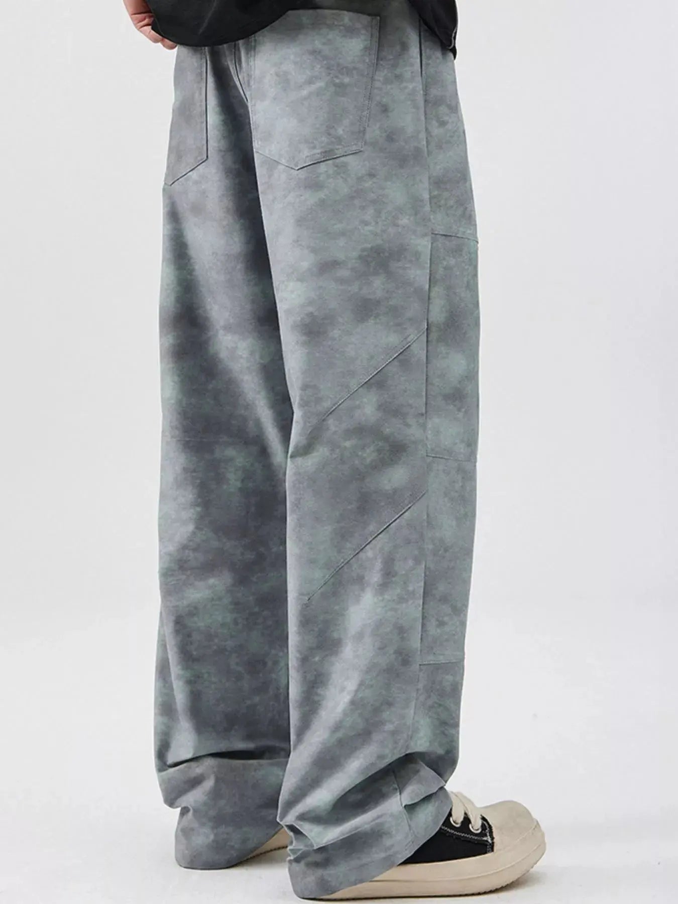 Men's Full Size Vintage Wash Wide Leg Pants Plus Size Simply Love