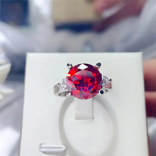 5 Carat Moissanite Ring 925 Sterling Silver Certificate Included Simply Love