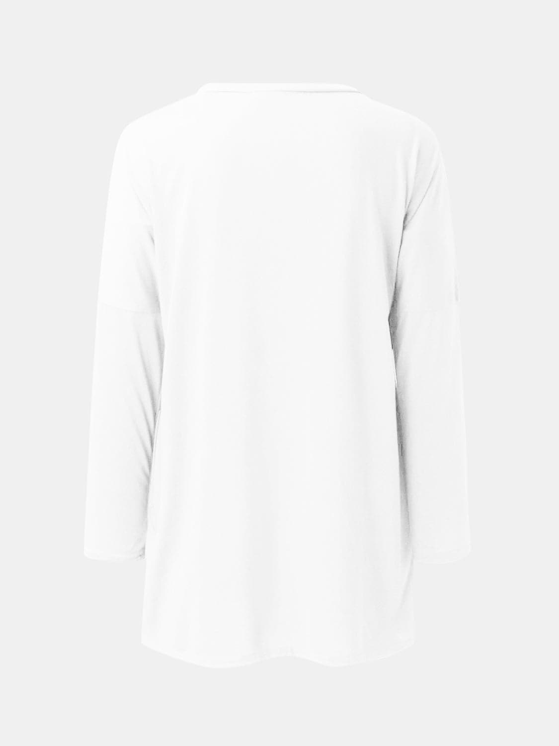 Full Size Round Neck Long Sleeve T-Shirt.