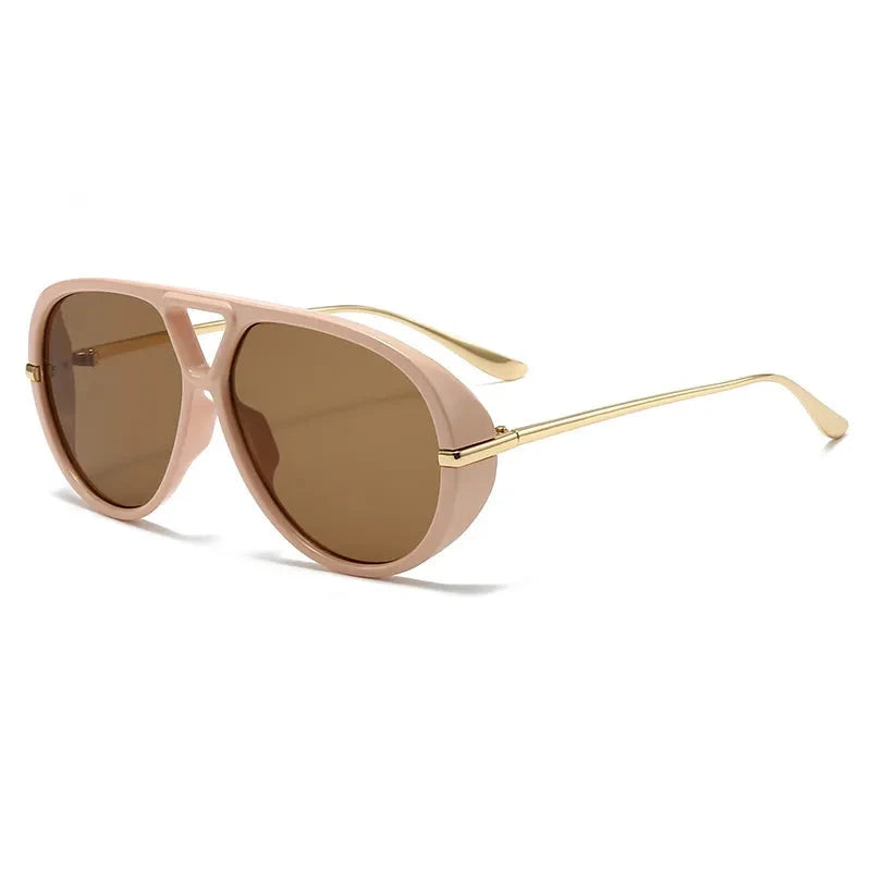 Aviator Fashion Sunglasses with Yellow Tinted Lenses Coco’s Tee Boutique