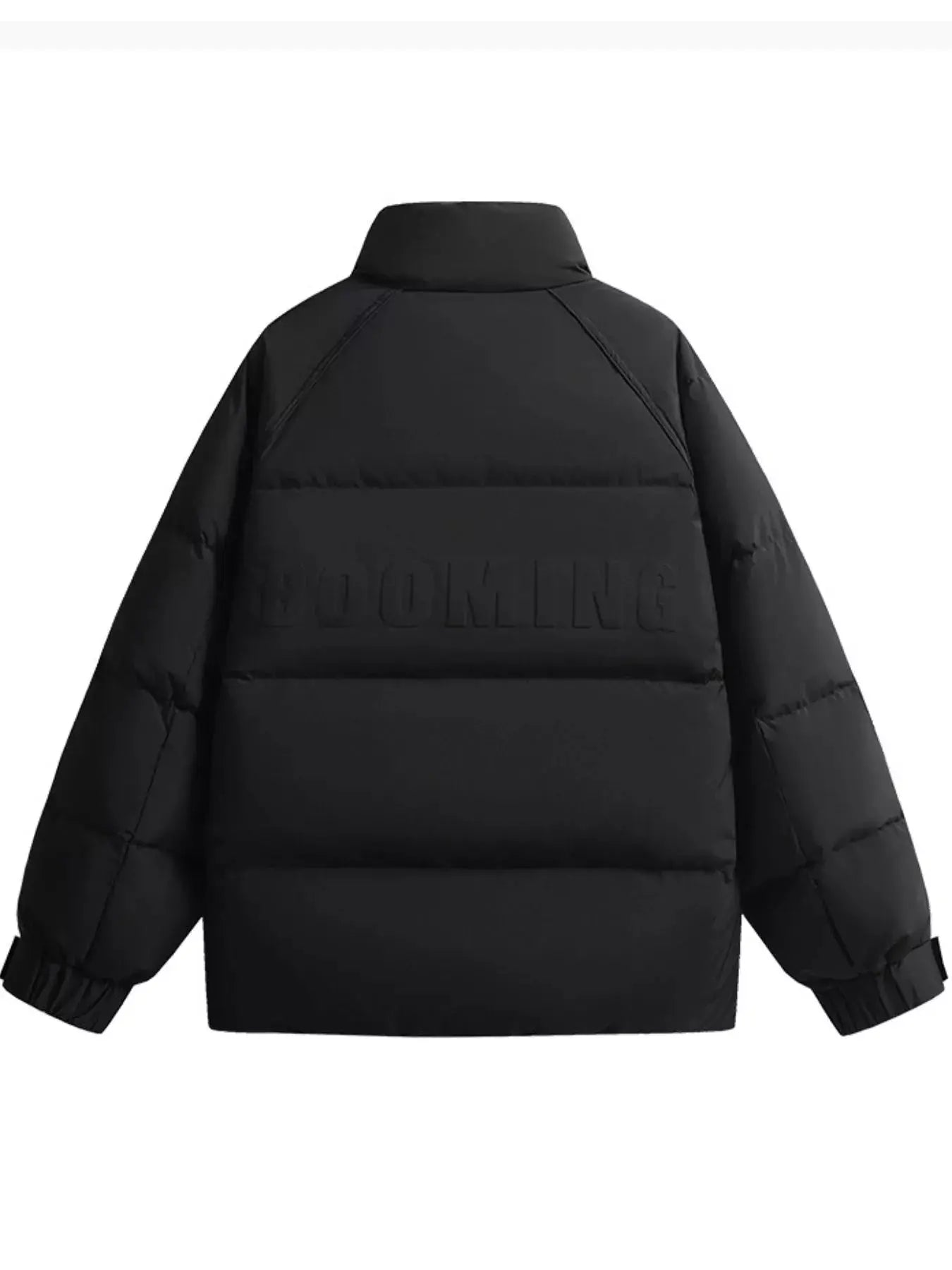 Men's Plus Size Stand Collar Puffer Jacket Simply Love