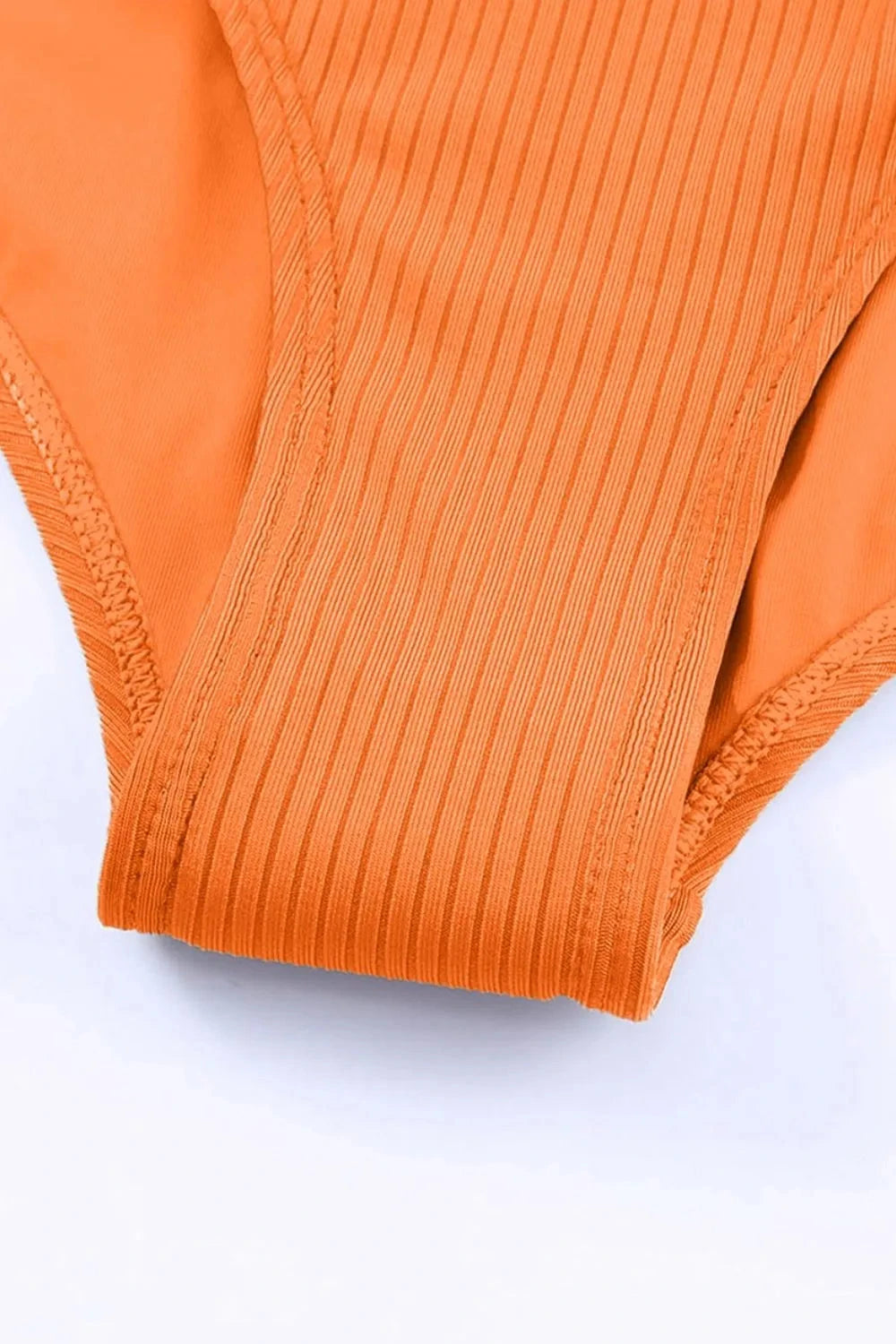 Drawstring Plunge One-Piece Swimwear Simply Love