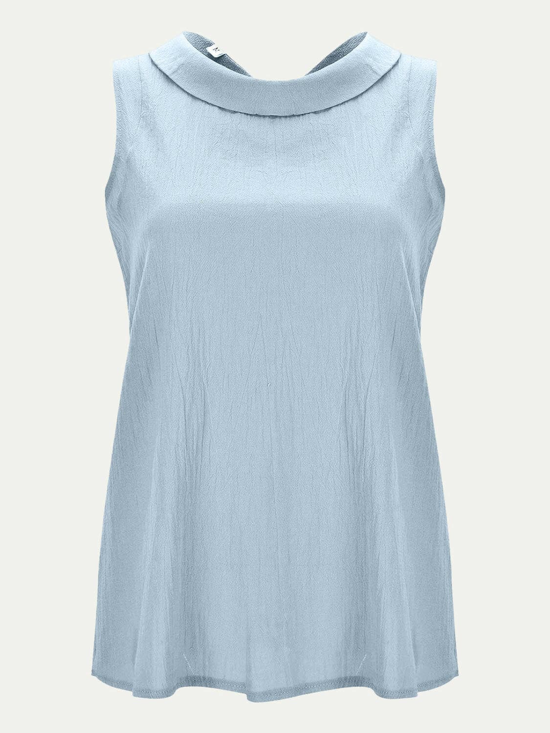 Full Size Round Neck Sleeveless Top.