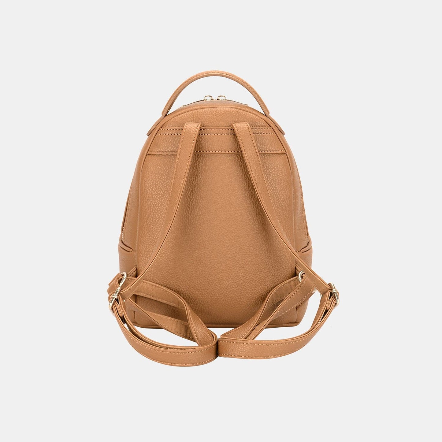 David Jones PU Leather Handle Backpack.