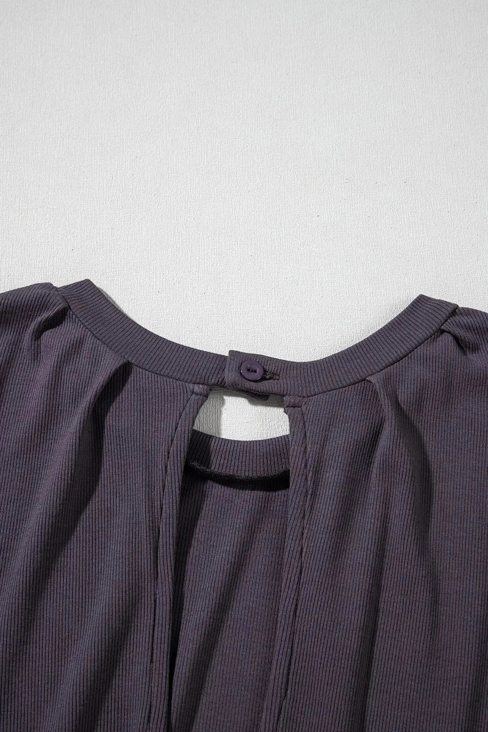 Knit Open Back Cap Sleeve Drawstring Romper Simply Love