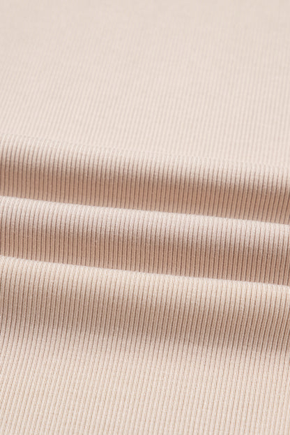 Jet Stream Oversize Slit Sweatshirt And Ribbed Leggings Set