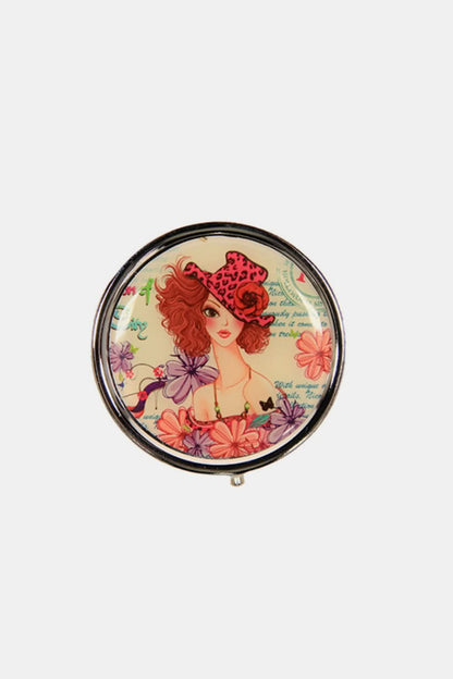 Nicole Lee metallic pill case 2.5"