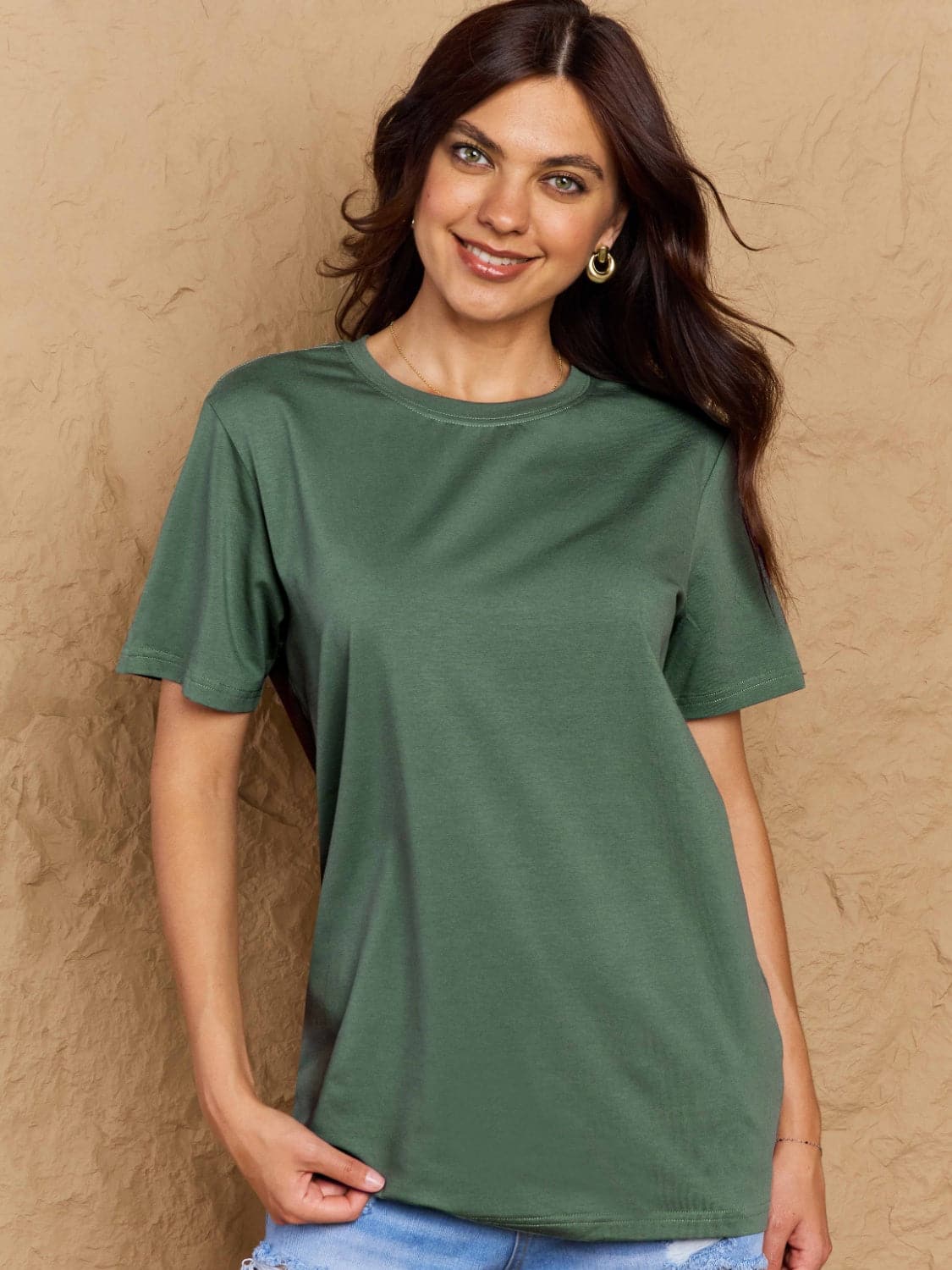 Cotton Short Sleeve Tee for Women