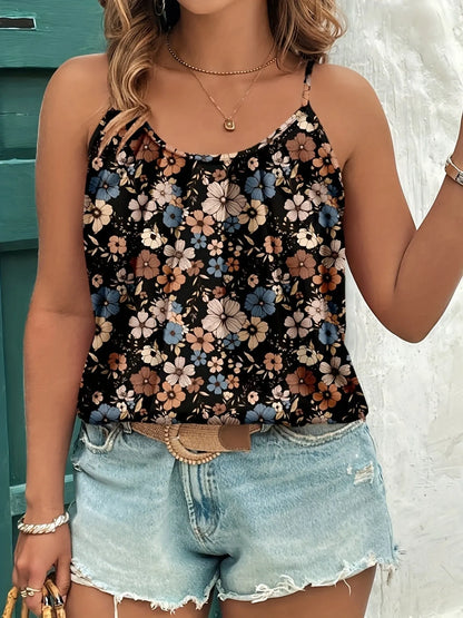 Floral Print Cami Top