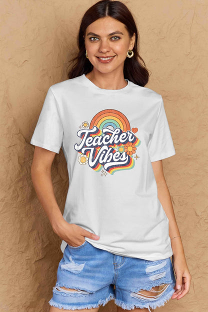 Simply Love Teacher Vibes Tee