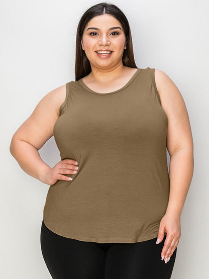 Basic Bae Full Size Round Neck Tank.