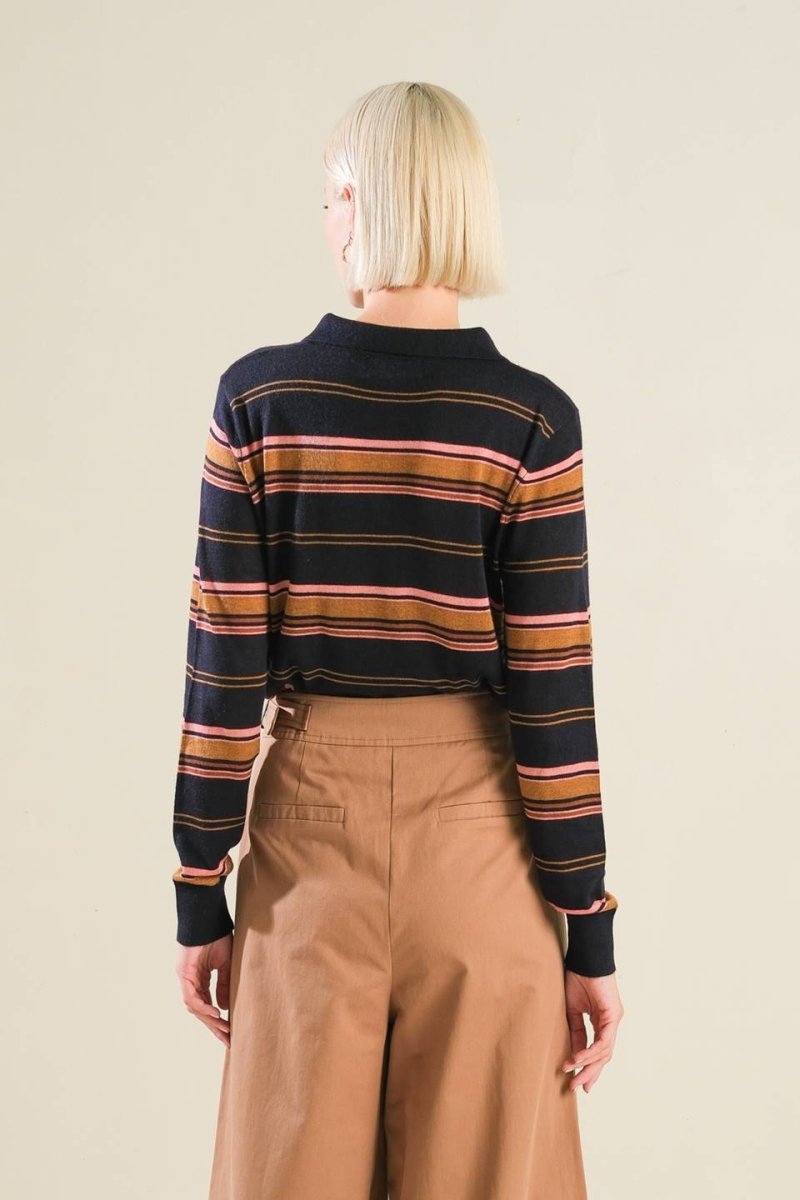 CALL IT FATE SWEATER POLO TOP - Love Salve