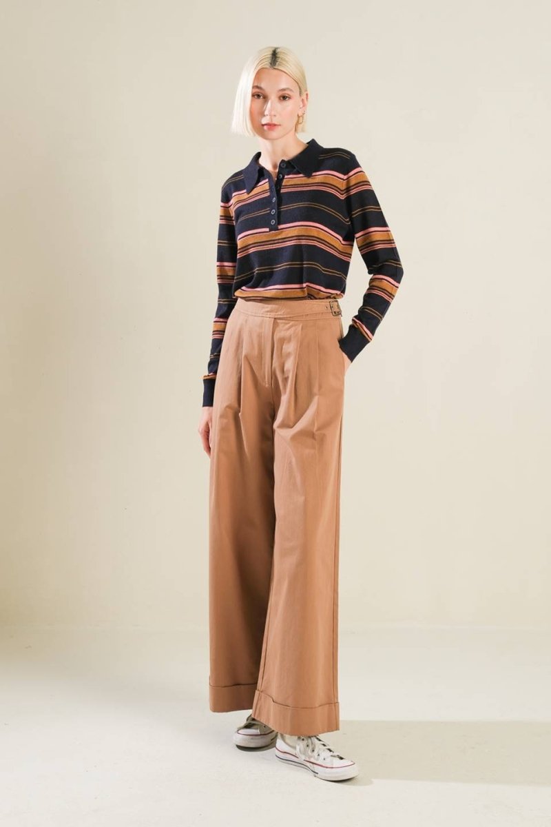 CALL IT FATE SWEATER POLO TOP - Love Salve