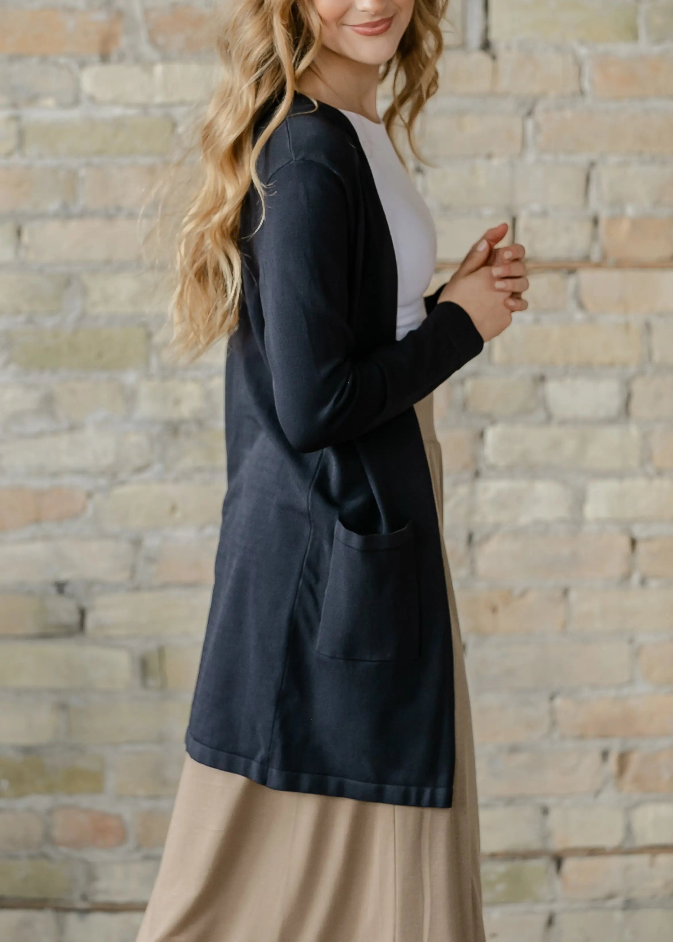 Cally Open Front Cardigan Inherit Co.