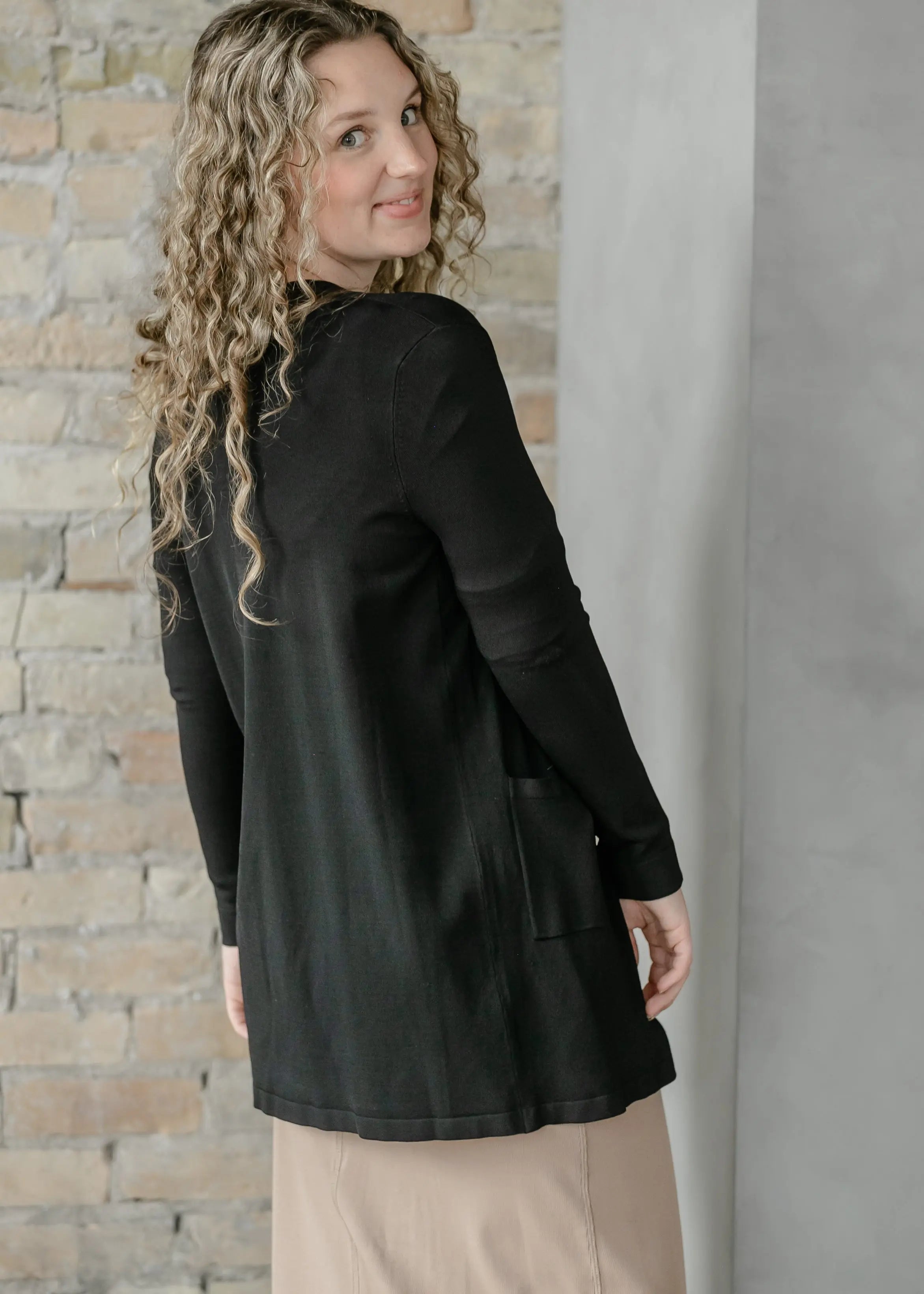 Cally Open Front Cardigan Inherit Co.