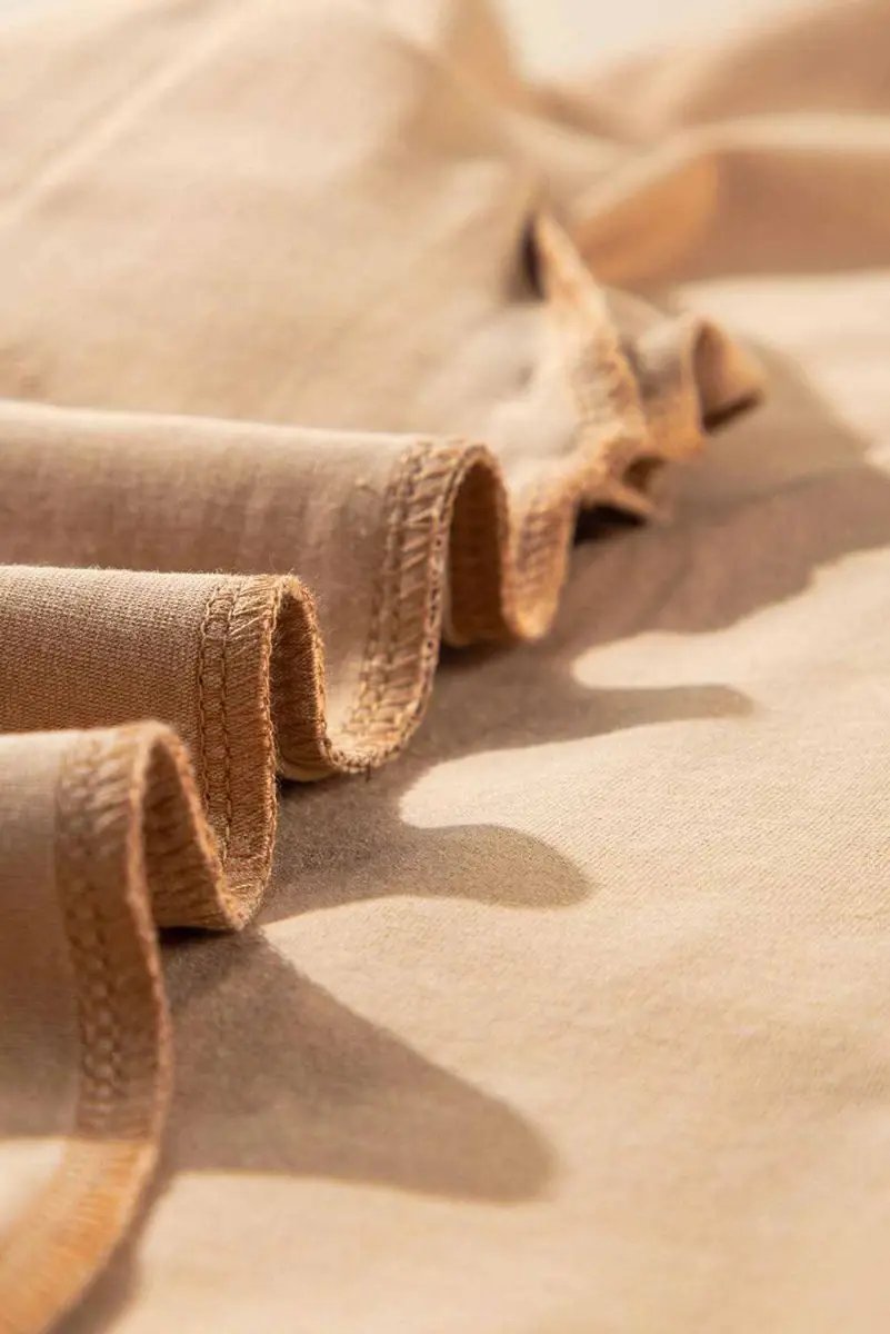 Camel Floral Star Patchwork 3/4 Long Sleeve Top - Love Salve 