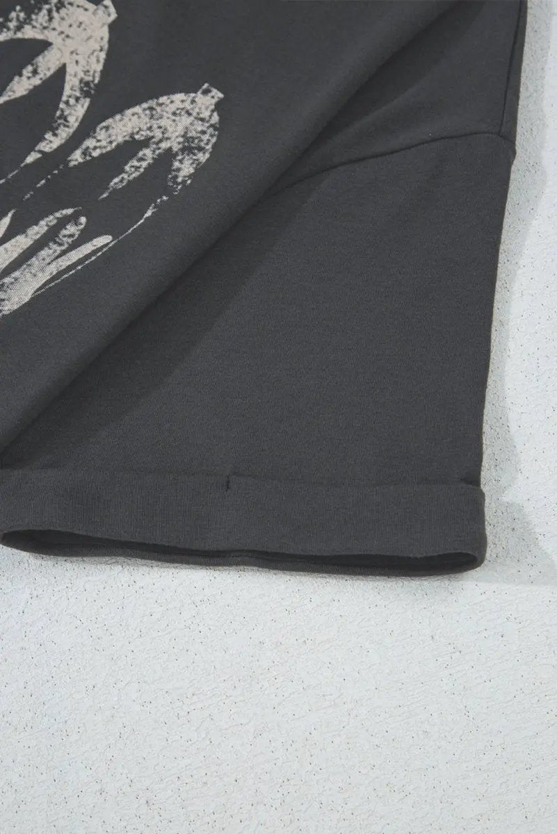 Carbon Grey Vintage Yall Cowboy Boots Graphic Tee Shirt - Love Salve 