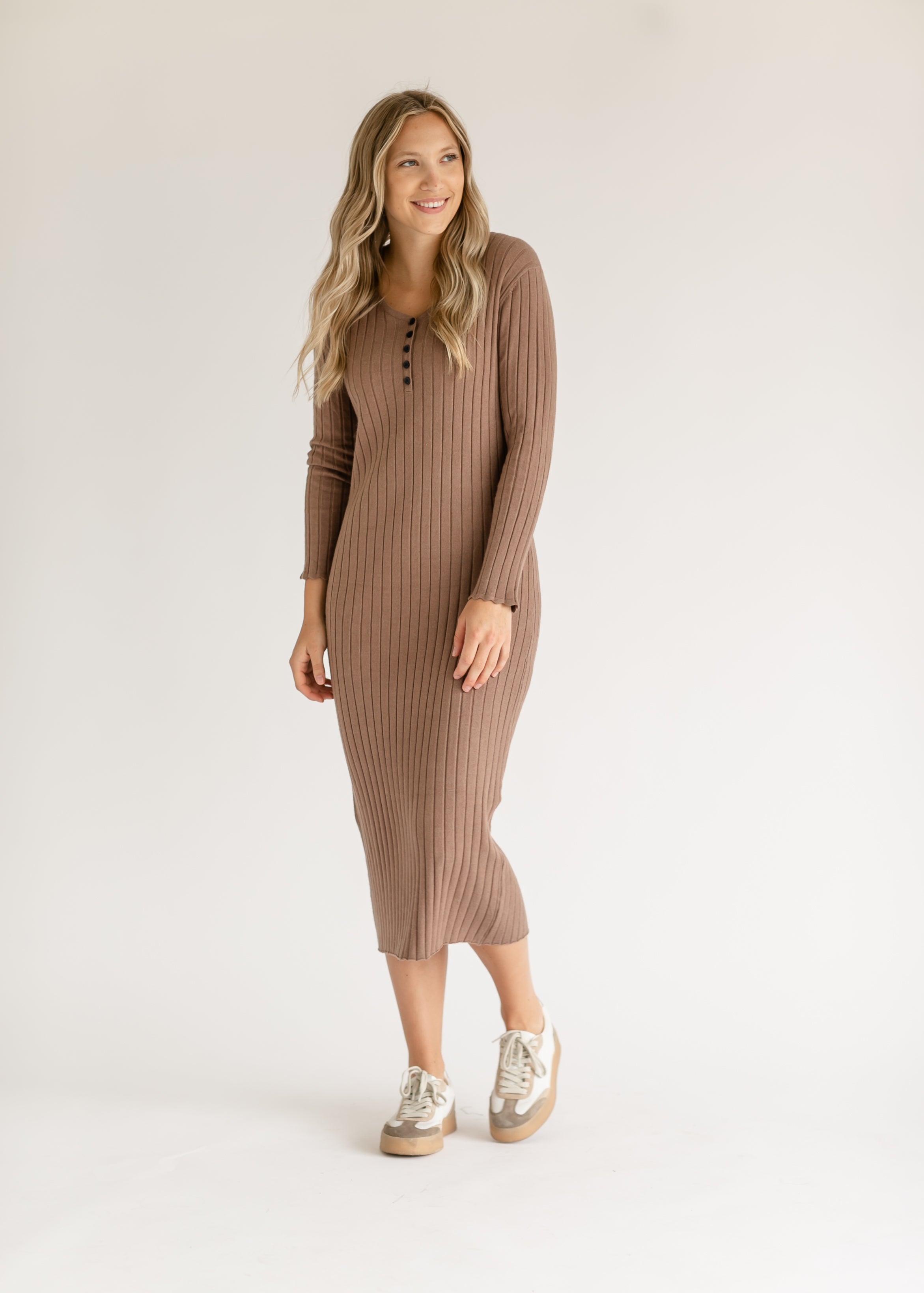 Cassie Knit Midi Dress Inherit Co.