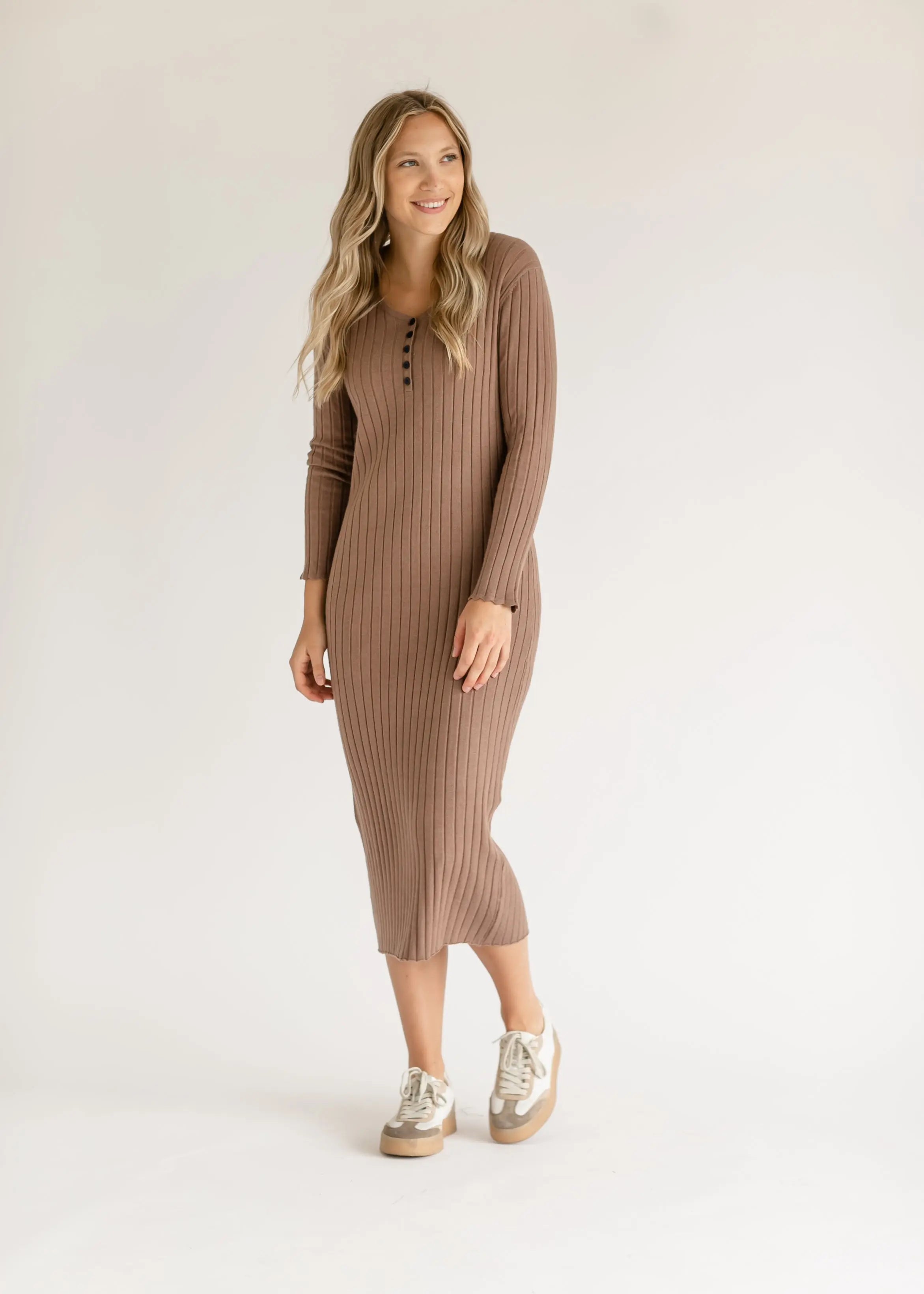 Cassie Knit Midi Dress Inherit Co.