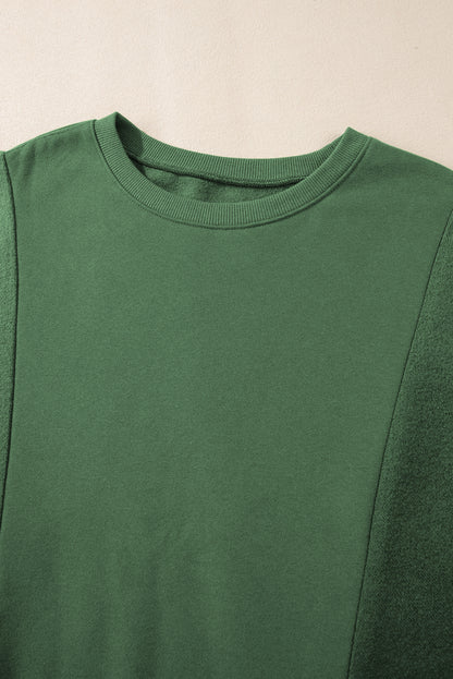 Chic plus size blackish green sweatshirt