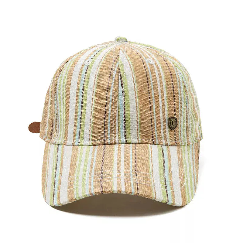 Striped Baseball Cap Simply Love