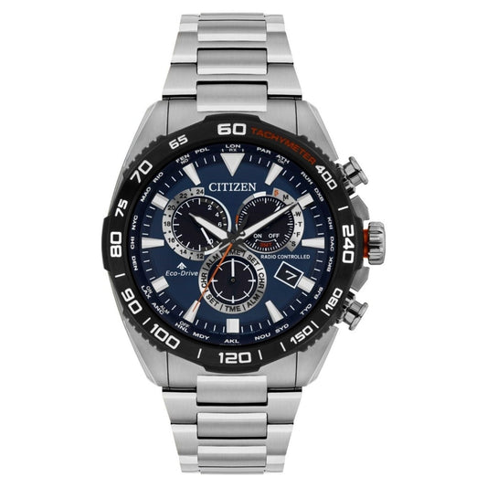 Bids.com Citizen Men's Promaster watch, a durable stainless steel timepiece with a black dial, ideal for active wearers.