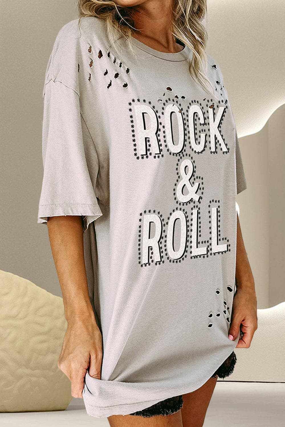 Rock & Roll Distressed Tee - Love Salve 