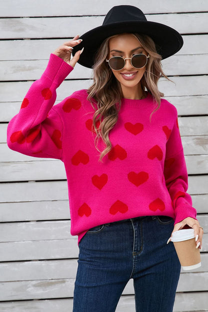 Heartfelt angel wings long sleeve sweater