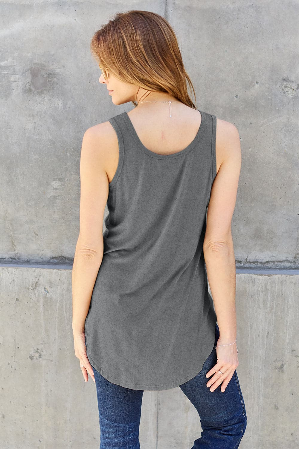 Basic Bae Full Size Round Neck Tank.