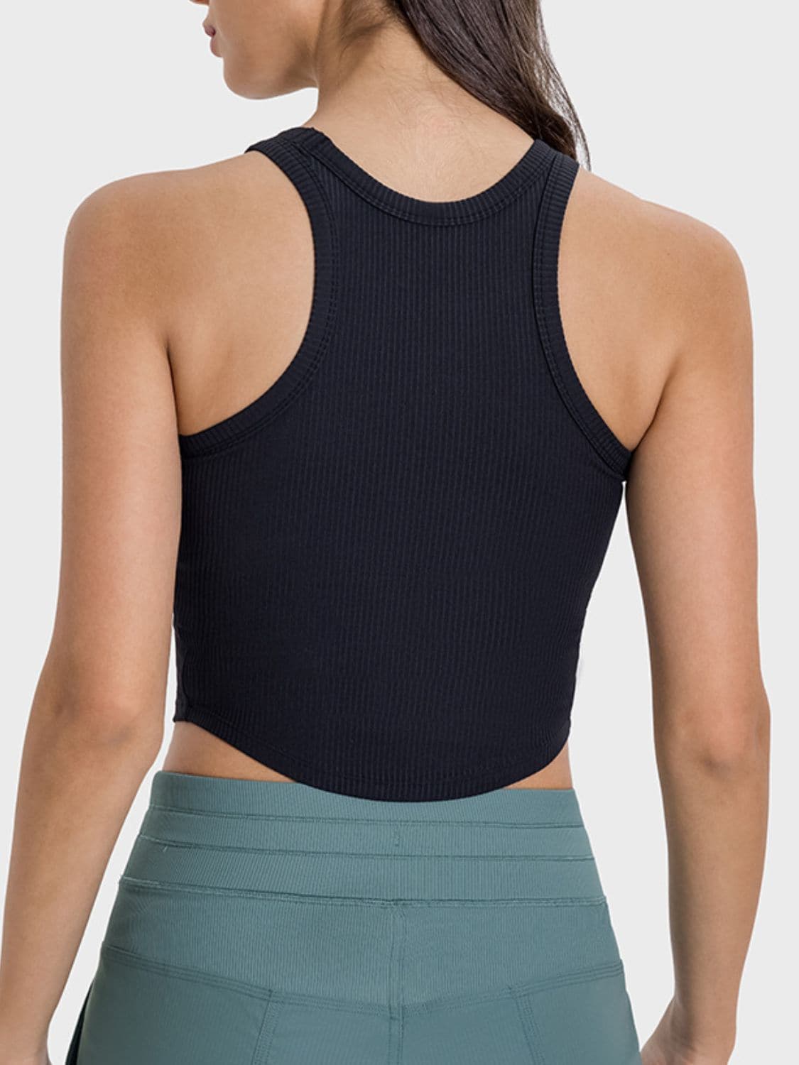 Round Neck Racerback Active Tank.