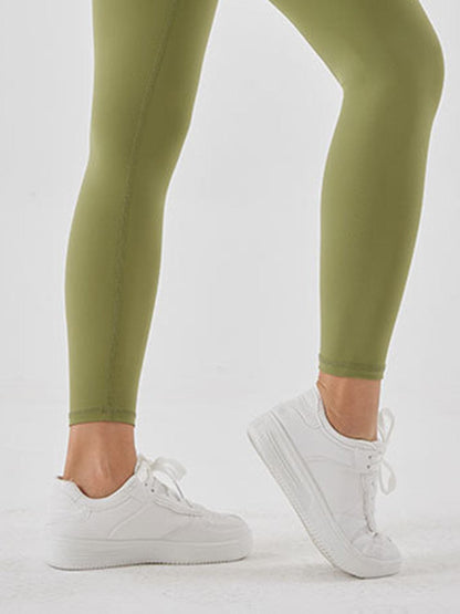 Wide Waistband Sports Leggings.