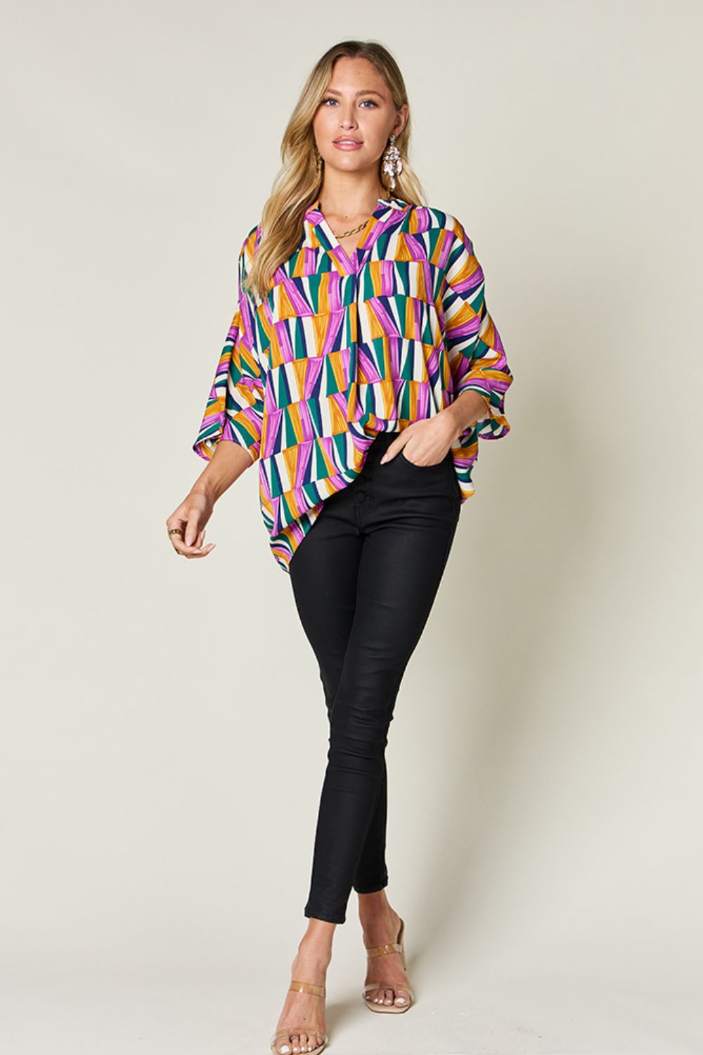 Double Take: Geometric Blouse