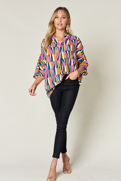 Double Take: Geometric Blouse