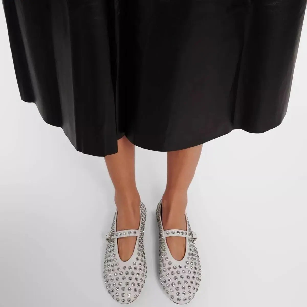 Studded Round Toe Slip-Ons Simply Love