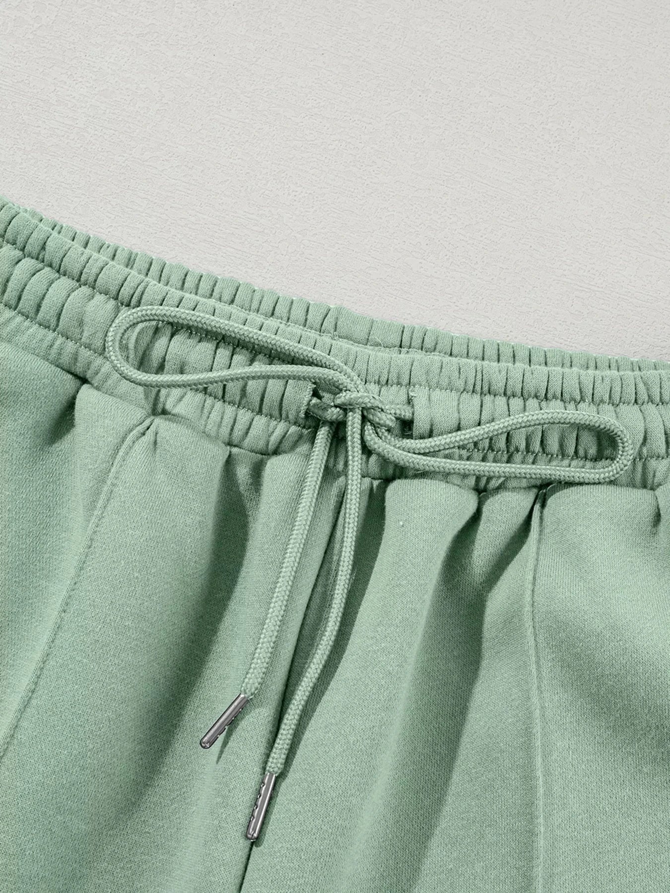 Drop Shoulder Zip Up Jacket and Drawstring Pants Active 2pcs Set Coco’s Tee Boutique