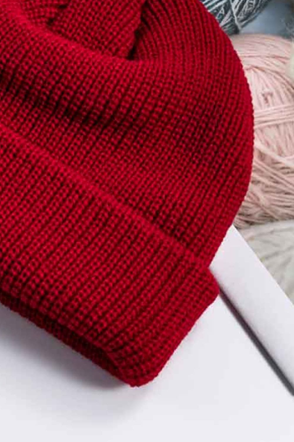 Cozy Rib-Knit Cuff Beanie.