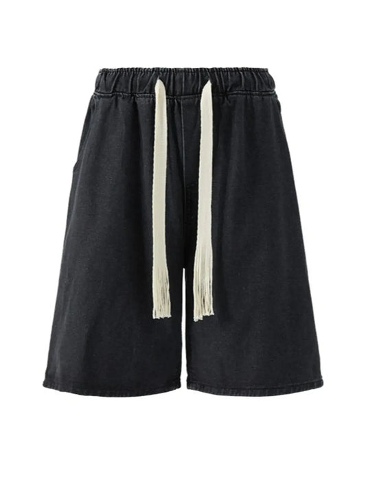 Men's Plus Size Loose Fit Wash Denim Shorts Simply Love