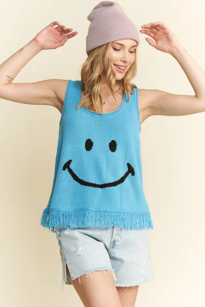 Jade By Jane Smiley Fringe Tank Top - Love Salve 