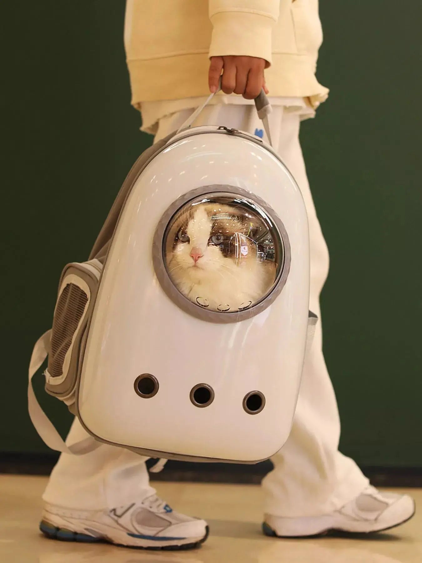 Space Capsule Transparent Pet Carrier Backpack Simply Love