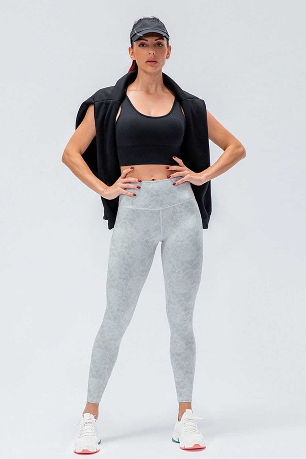 Wide Waistband Slim Fit Active Leggings.