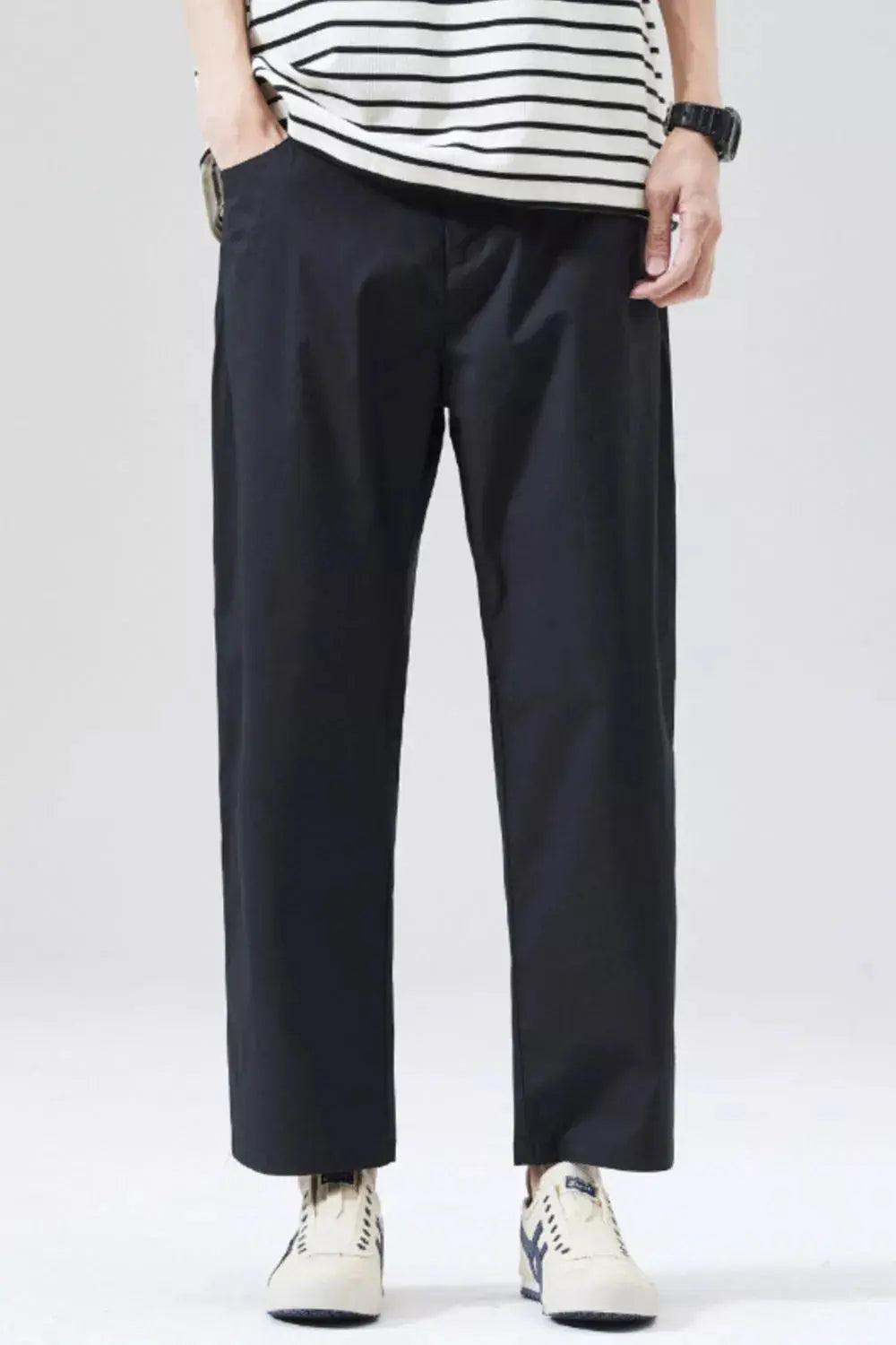 Men's Full Size Casual Loose Fit Cropped Pants Plus Size Simply Love