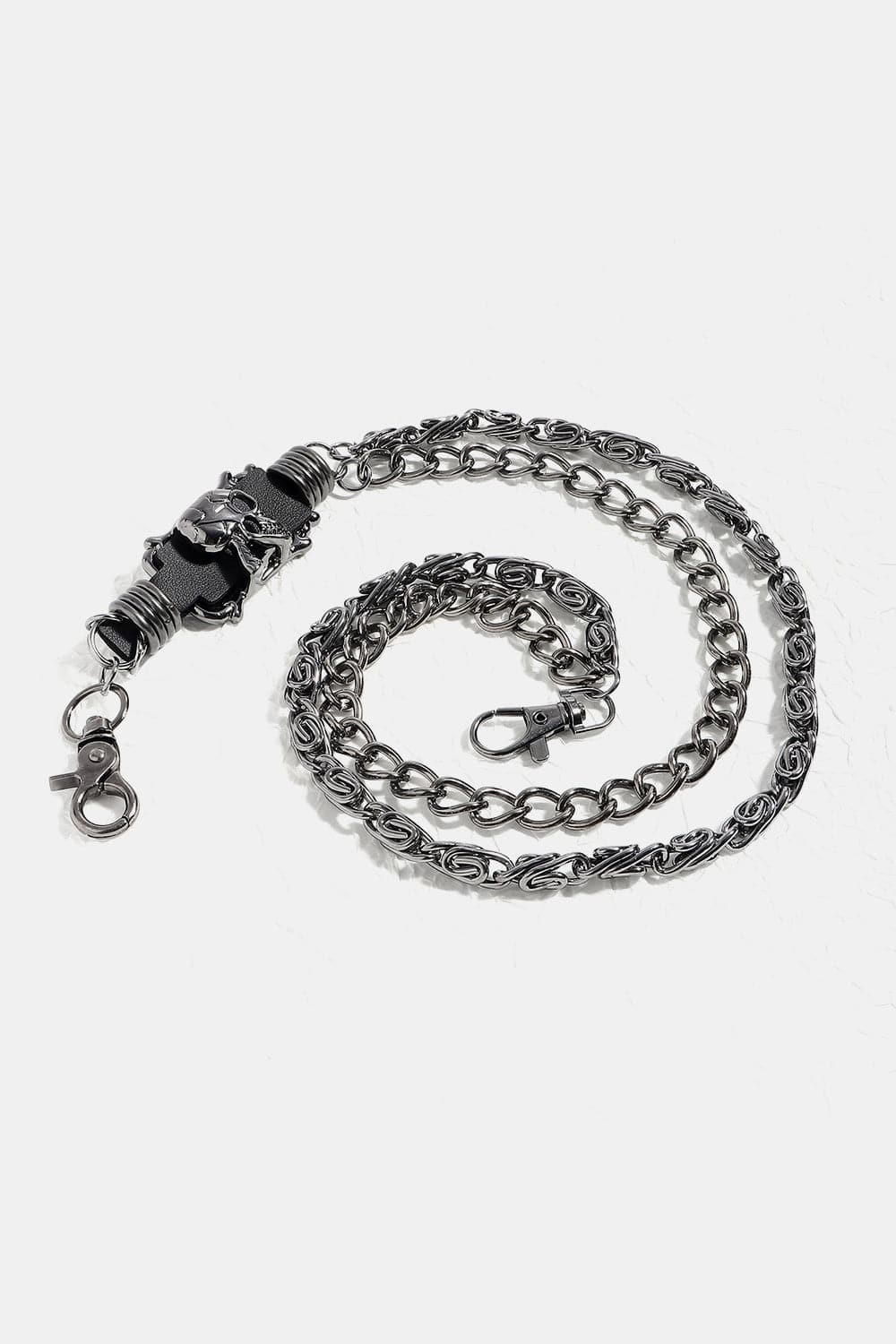 Double Layer Alloy Chain Belt.