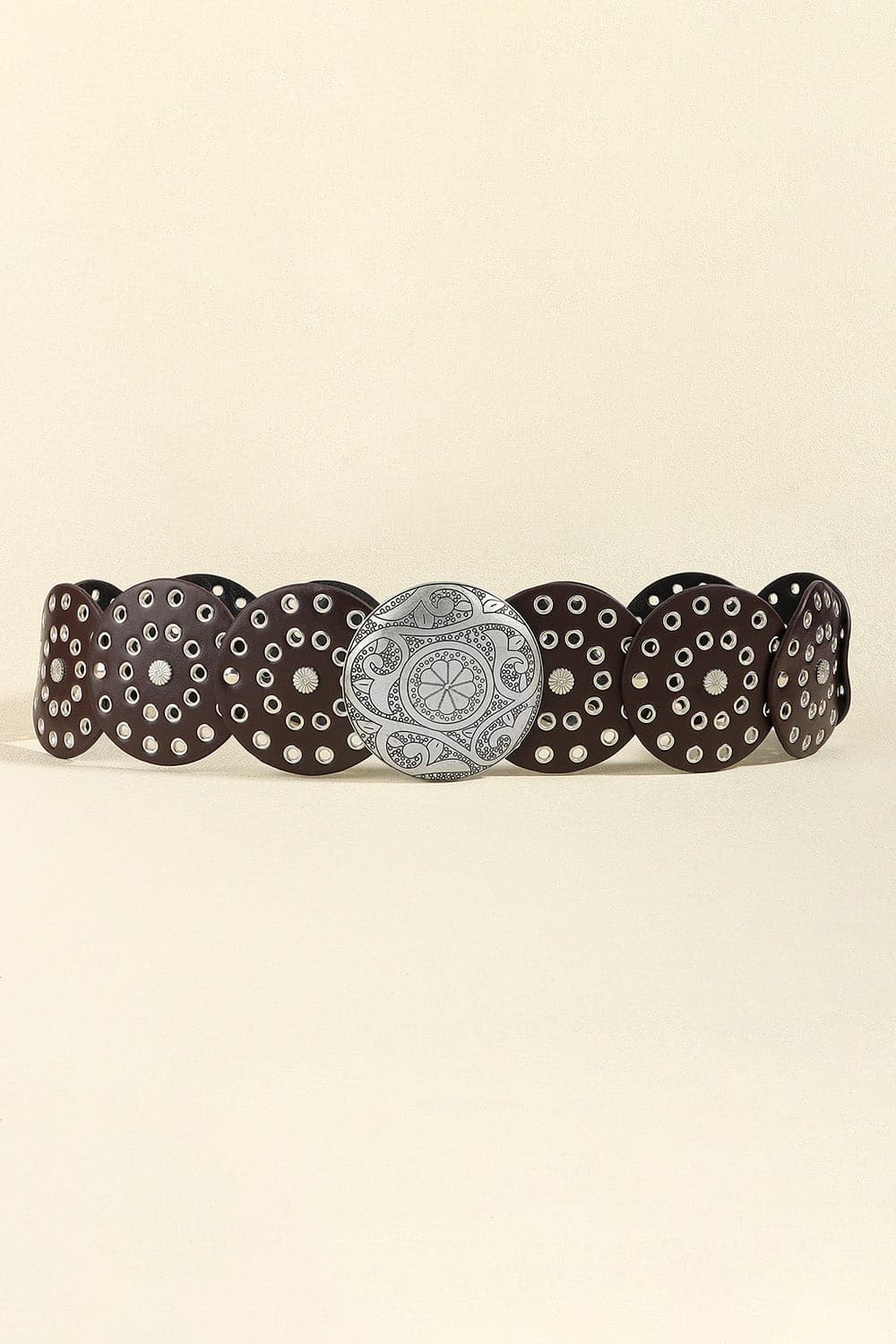 Vintage PU Leather Wide Belt.