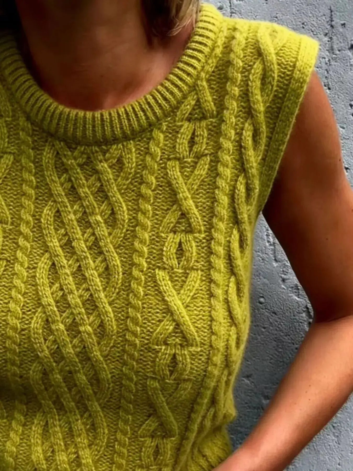 Cable Knit Sweater Vest Simply Love