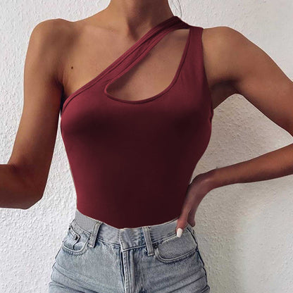 One Shoulder Cutout Cami.