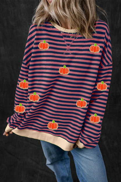 Pumpkin Striped Long Sleeve SweatshirtFeatures: Sequin
Sheer: Opaque
Stretch: Slightly stretchy
Material composition: 95% cotton, 5% elastane
Care instructions: Machine wash cold. Tumble dry low.
ImporteLove Salve Pumpkin Striped Long Sleeve SweatshirtSweatshirts & Hoodies