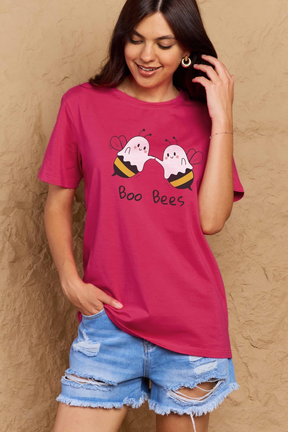 Simply Love Full Size BOO BEES Graphic Cotton T-Shirt Simply Love