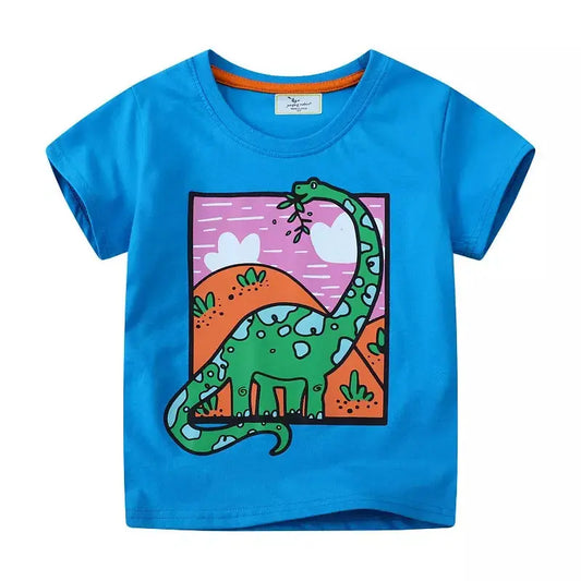 Children's Dinosaur Short Sleeve T-Shirt Simply Love