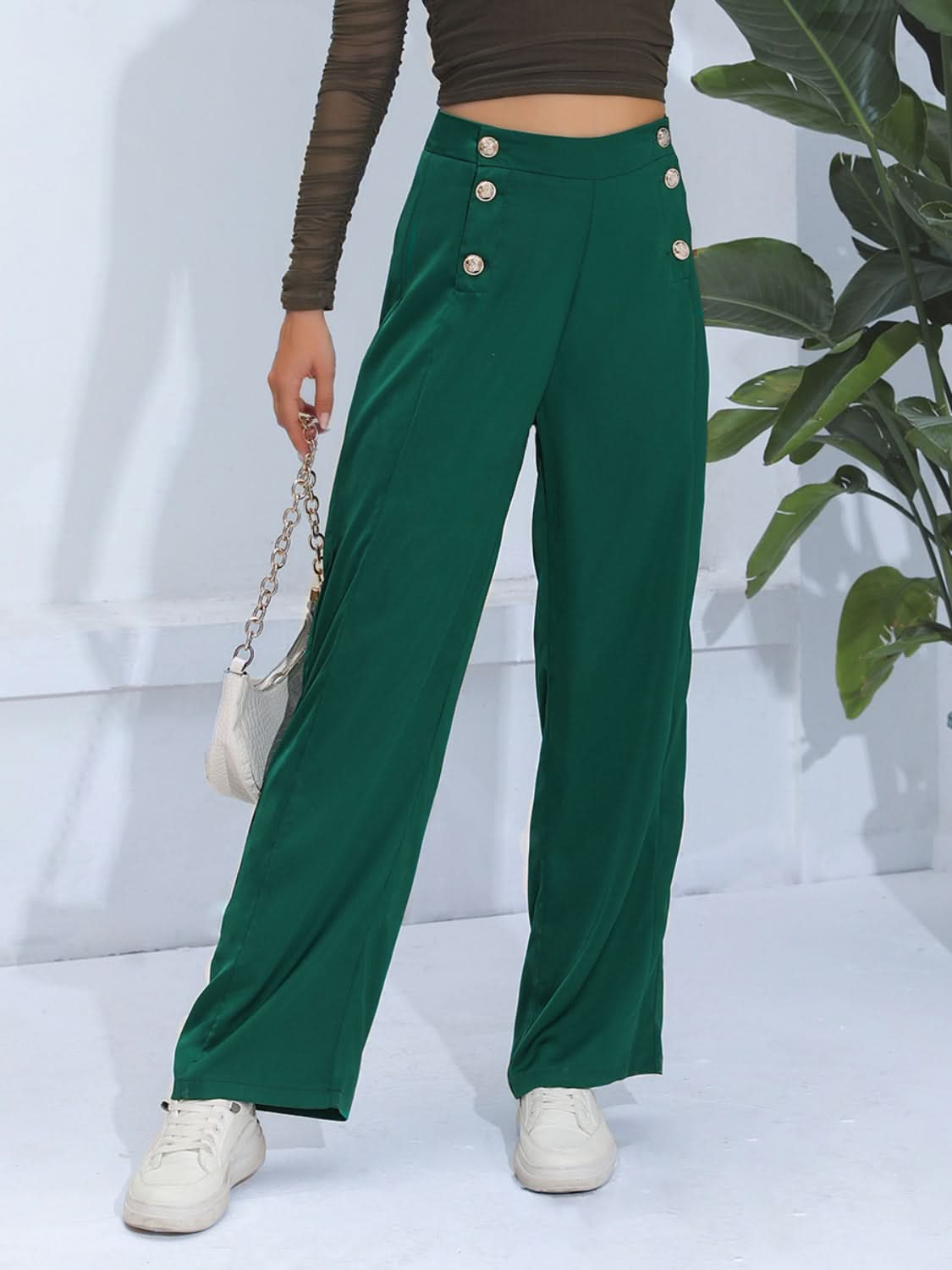 Flowy Wide Leg Trousers